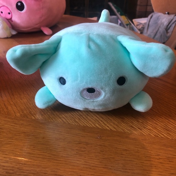 👀4/$25 Moj moj Surprise Pair Pink Mer Bunny and Aqua Dog Green - Picture 4 of 12